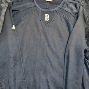 Boston Red Sox Authentic Majestic Athletic Base Thermal Long Sleeve Top